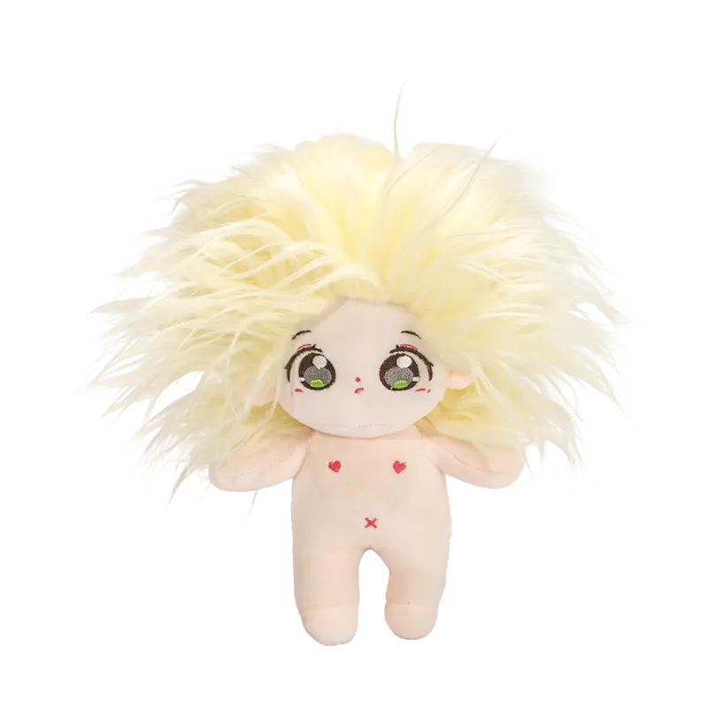 Adorabili bambole di pezza con viso in vinile