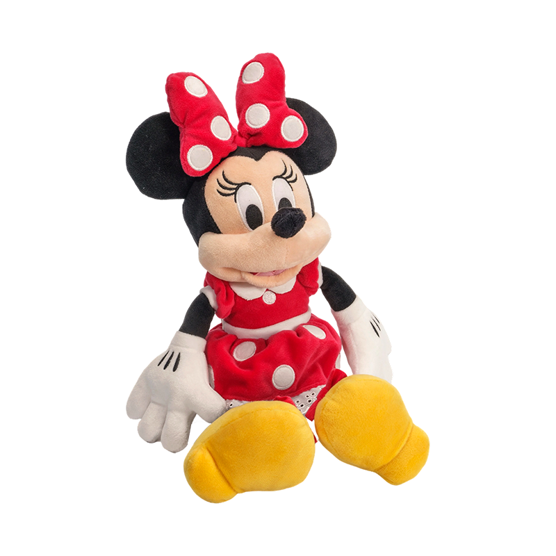 Classiche figurine di peluche dei personaggi dei cartoni animati