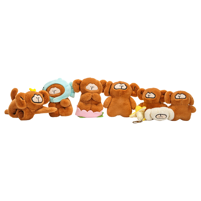Adorabili peluche di scimmie ripiene Adorabili peluche di scimmie ripiene
