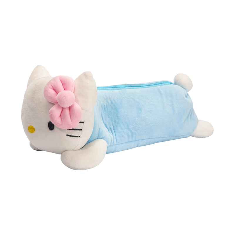 Astucci in peluche con faccia di gattino