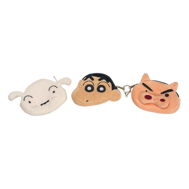 Portamonete in peluche con personaggi dei cartoni animati e IP